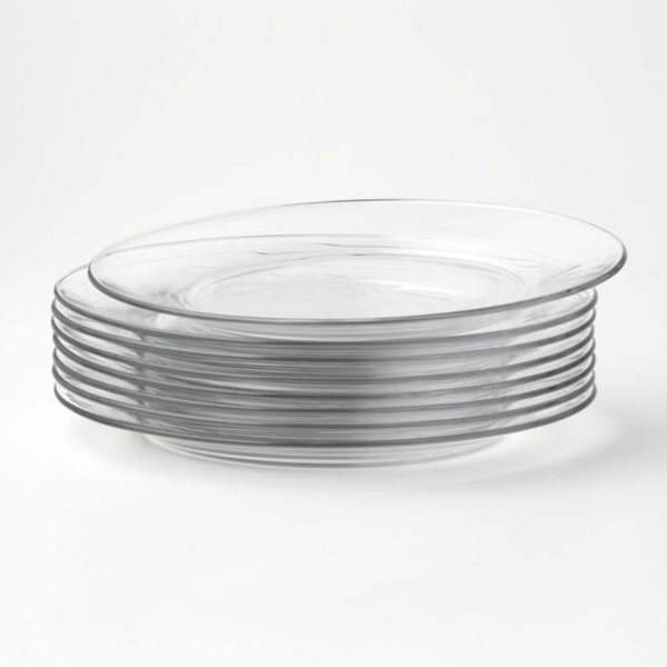 Latitude Run 10.5 Glass Dinner Plate Reviews Wayfair